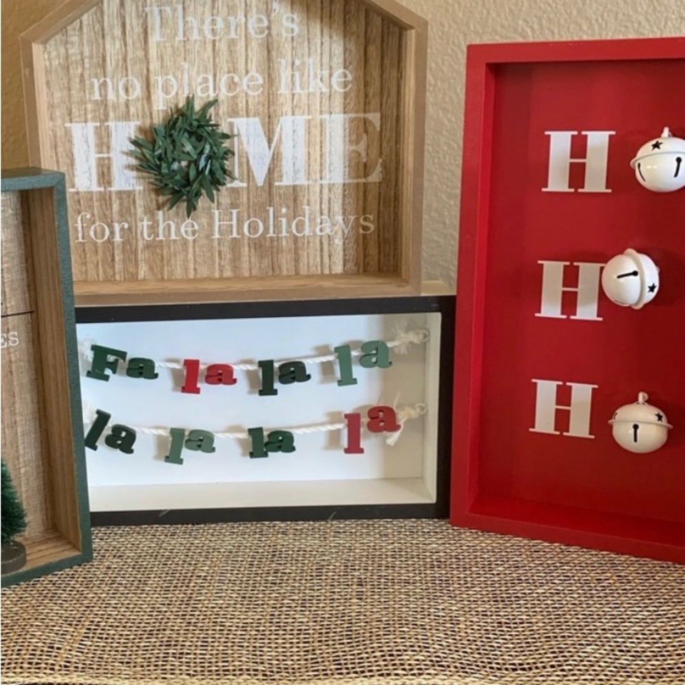 Christmas home wood decor